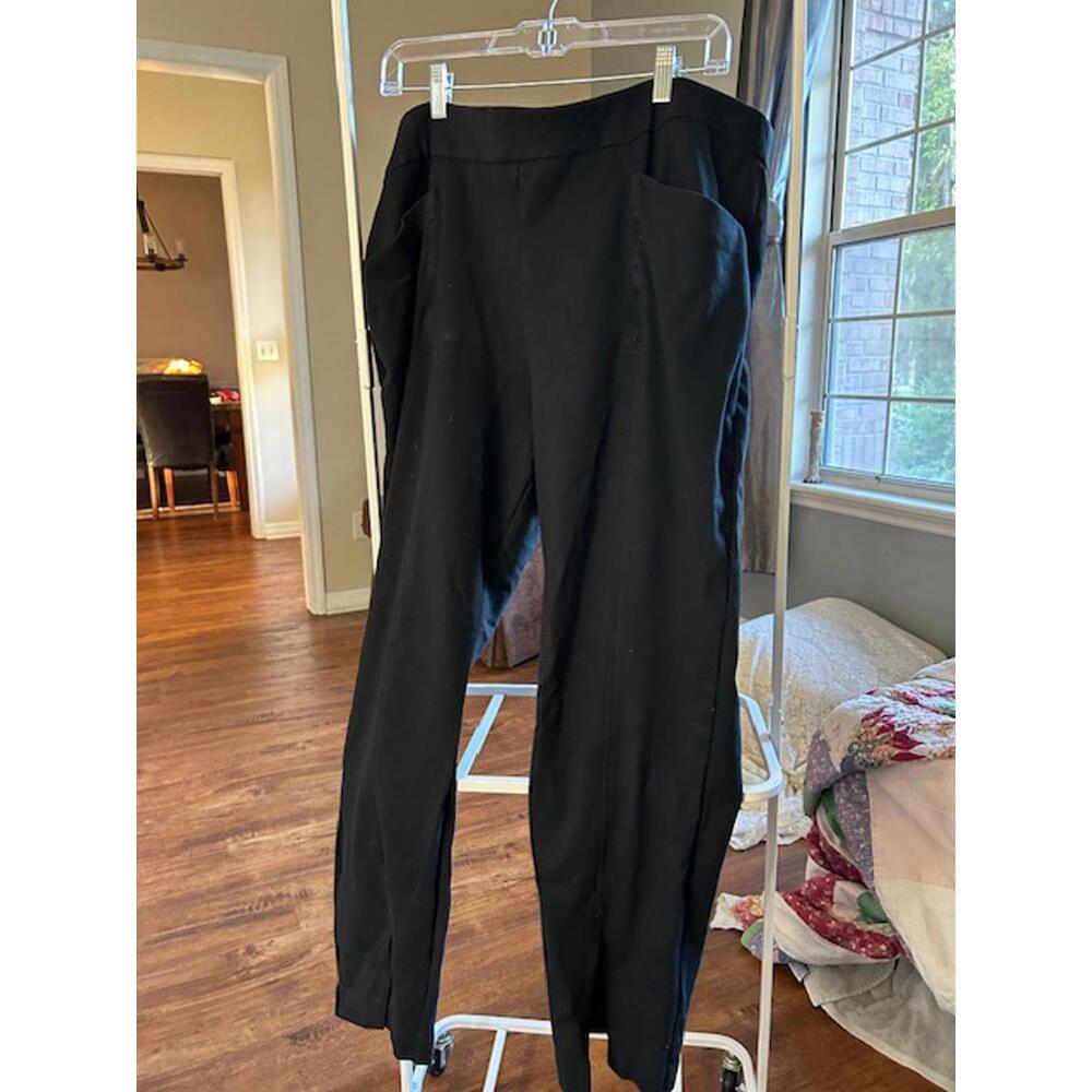 AVA & VIV Black Stretch Pants 2X